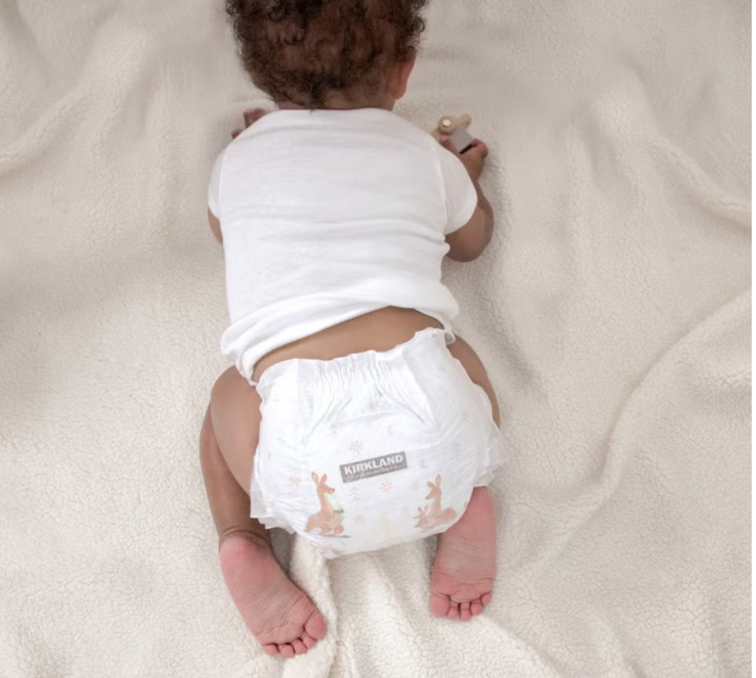 Kirkland Signature Ultra Soft Baby Diapers, Sizes 1-7, Up to 12-Hour Protection