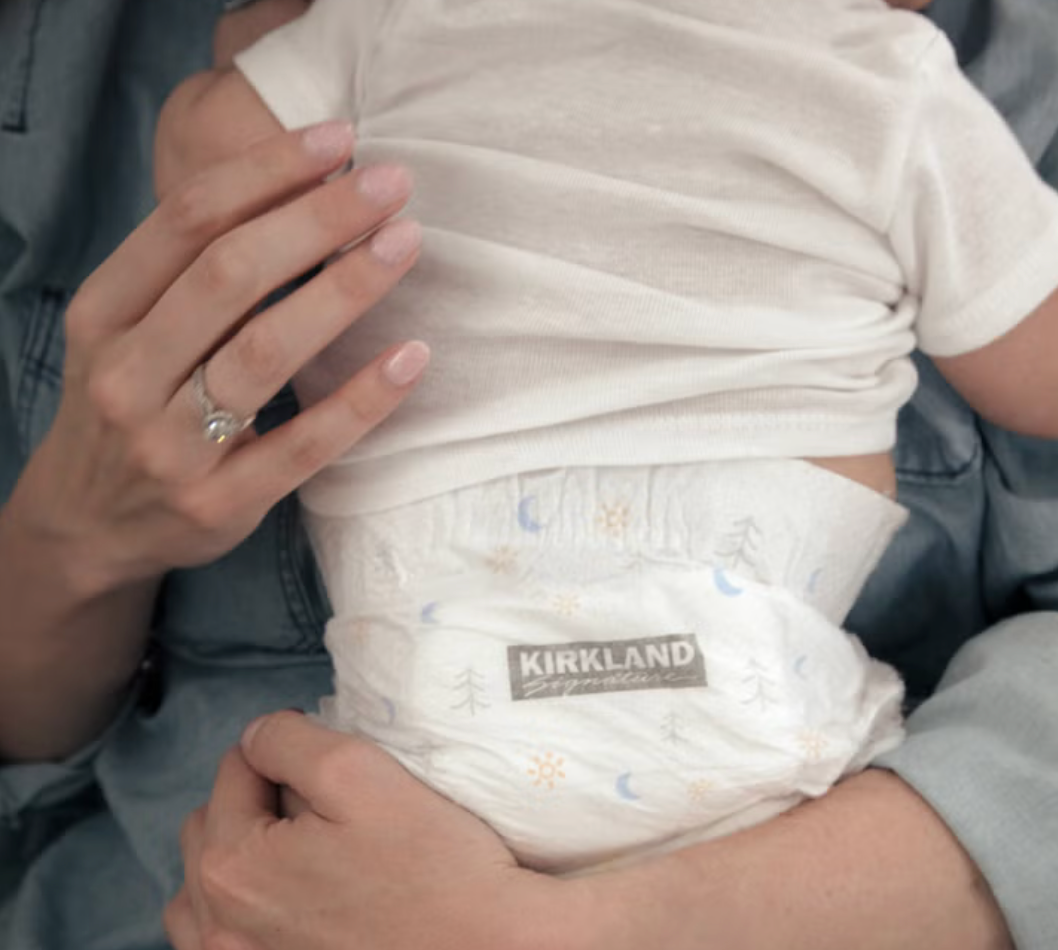 Kirkland Signature Ultra Soft Baby Diapers, Sizes 1-7, Up to 12-Hour Protection