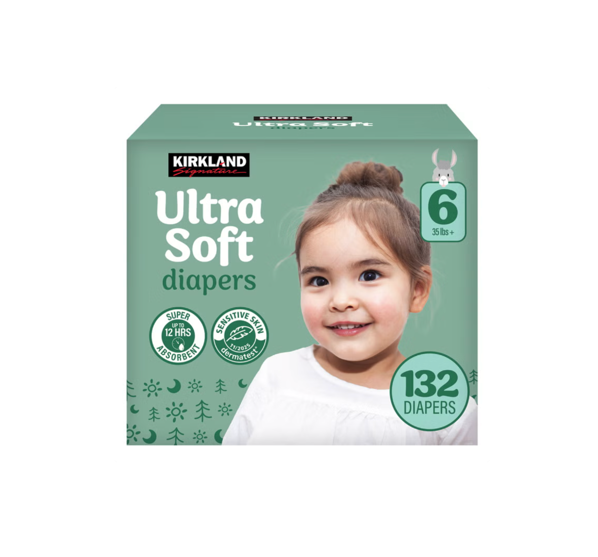 Kirkland Signature Ultra Soft Baby Diapers, Sizes 1-7, Up to 12-Hour Protection