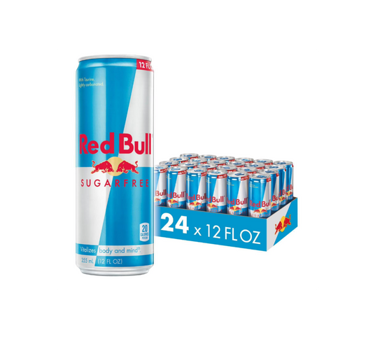 Red Bull Energy Drink, 12 fl oz Cans (24 Pack) - Original & Sugarfree