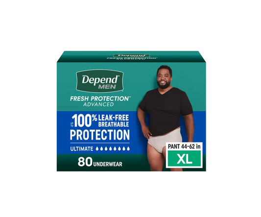 Depend Fresh Protection Advanced Men's Incontinence Underwear Ultimate Absorbency Disposable