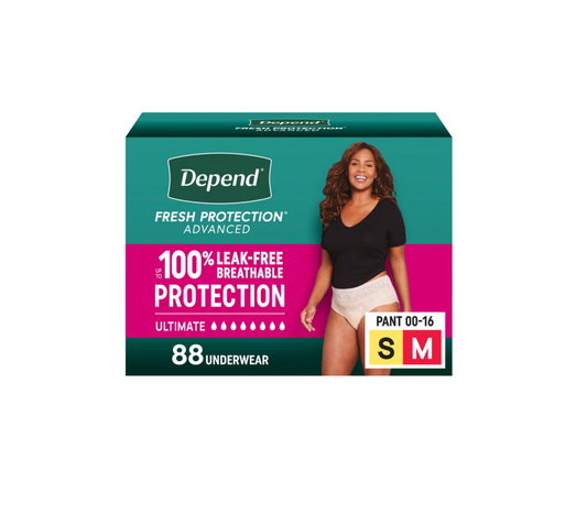 Depend Fresh Protection Advanced Women's Incontinence & Postpartum Underwear