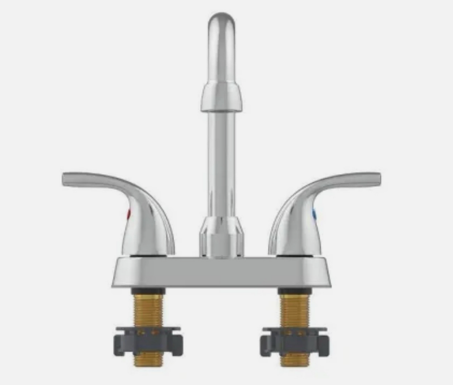 Seasons Anchor Point 2-Handle Bar & Prep Sink Faucet, Chrome High-Arc Swivel Spout 1.8 GPM (Model 158086)
