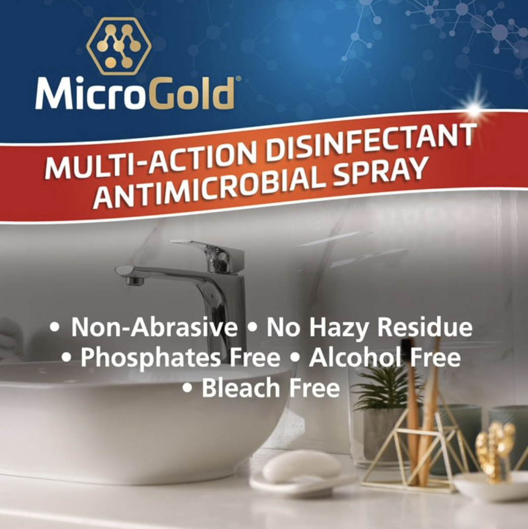 MicroGold Multi-Action Disinfectant & Antimicrobial Spray (24 fl oz)