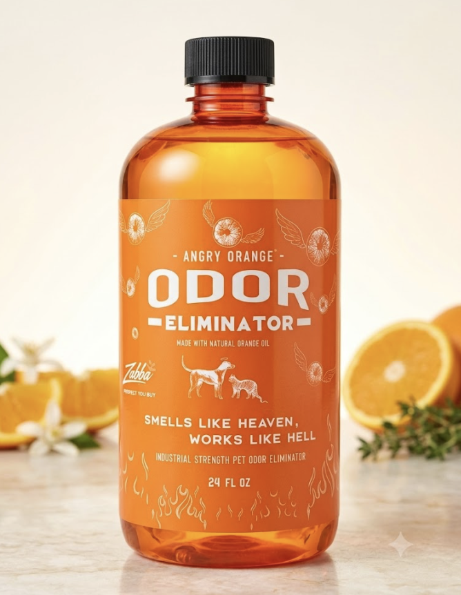 Angry Orange Pet Odor Eliminator - Citrus Scented Spray (24 fl oz)