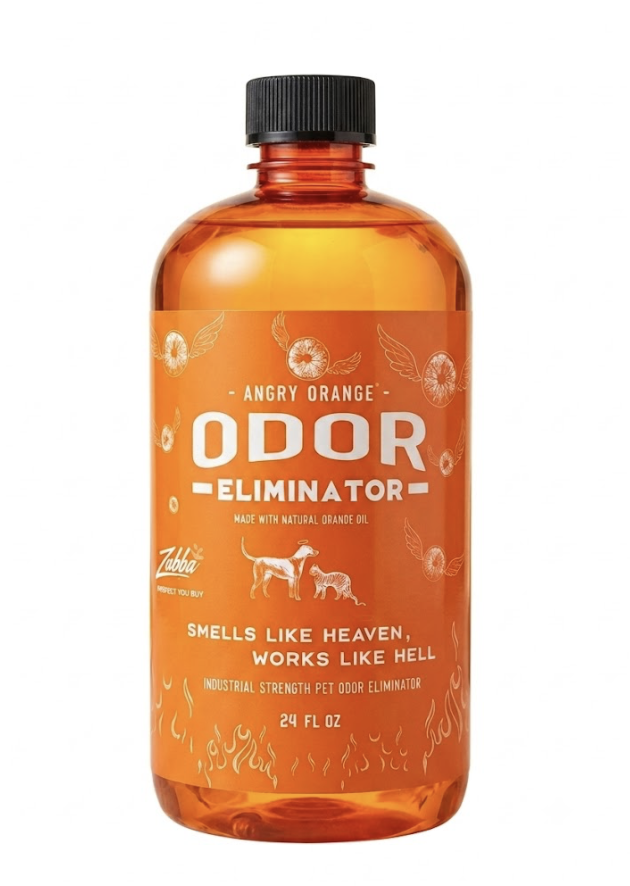 Angry Orange Pet Odor Eliminator - Citrus Scented Spray (24 fl oz)