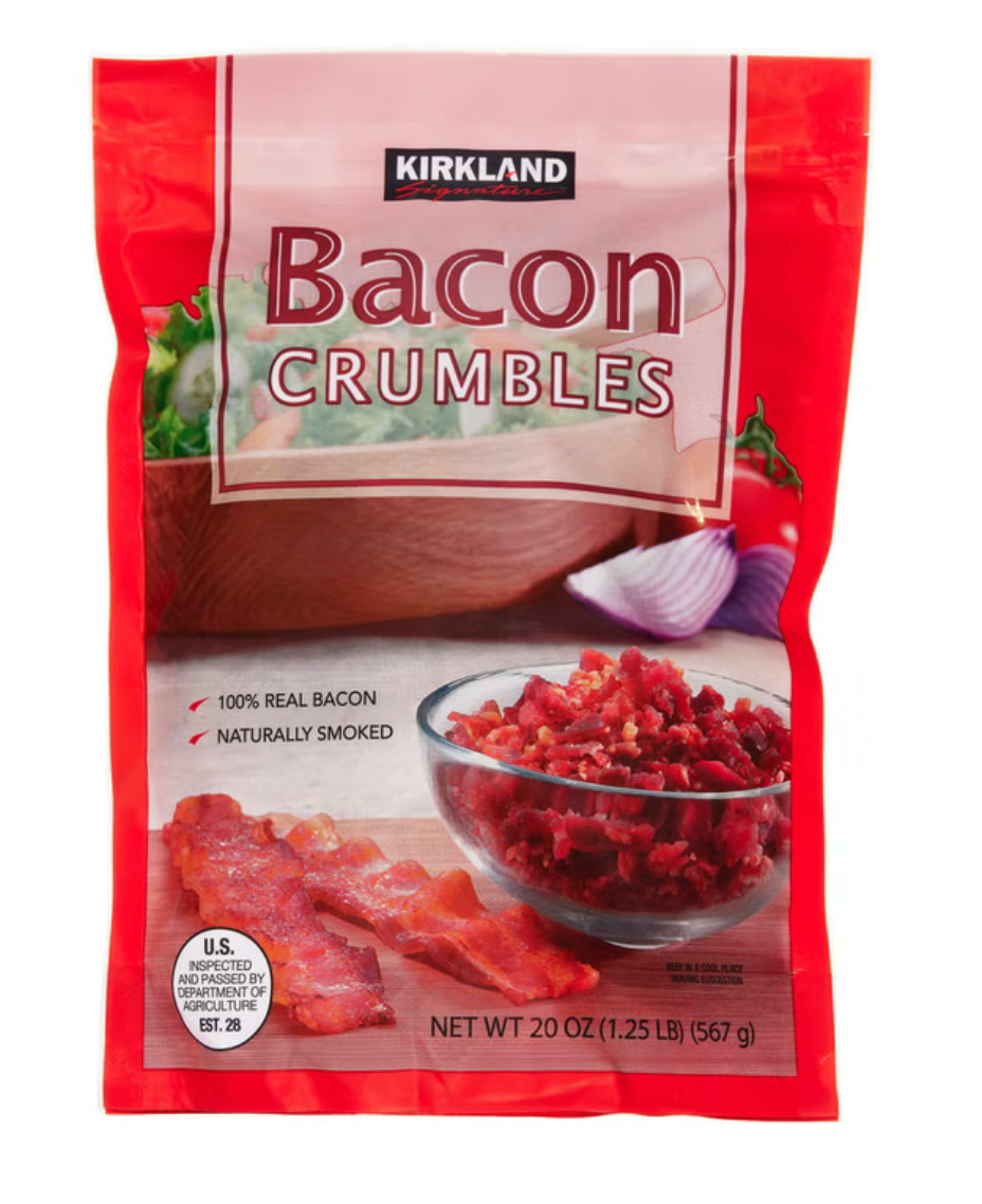 Kirkland Signature 100% Real Bacon Crumbles (20 oz) | Hardwood Smoked