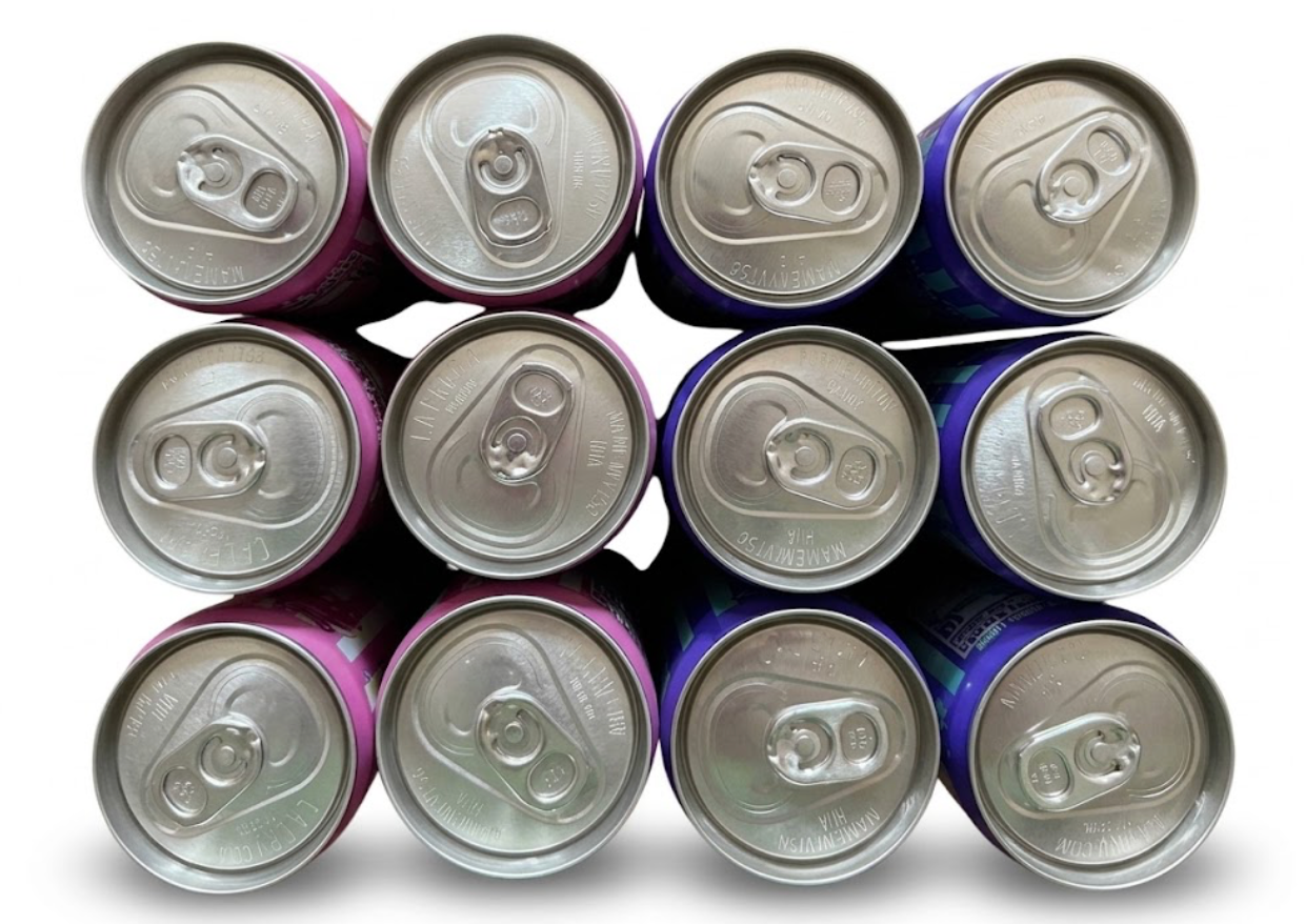 Alani Nu Energy Drink Variety Pack, Cotton Candy & Purple Cotton Candy, 12 Pack (6 Cotton Candy & 6 Purple Cotton Candy), 12 fl oz