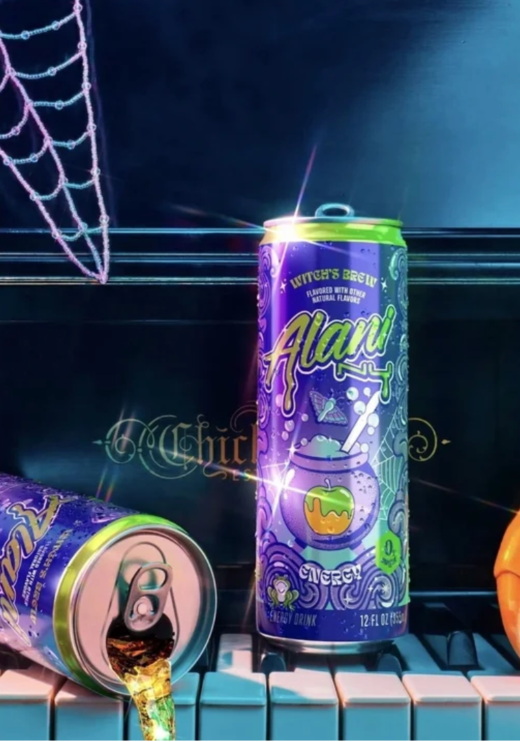 Alani Nu Energy Drink, Witch's Brew, 8 Pack (8 x 12 fl oz) - Zero Sugar