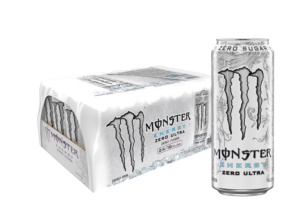 Monster Energy Zero Ultra, Sugar Free Energy Drink, 16 fl oz Cans (24 Pack)