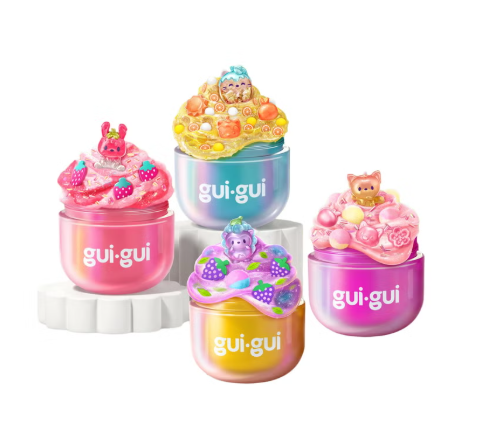 Gui Gui Tropical Slime Kit 42-Piece, 10 Scented Slimes, Charms, Mix-Ins & Storage Containers