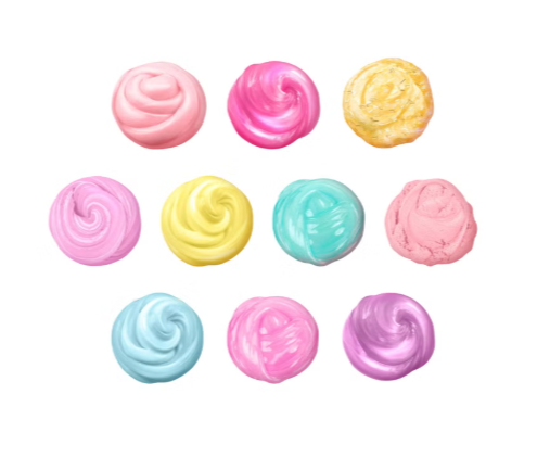 Gui Gui Tropical Slime Kit 42-Piece, 10 Scented Slimes, Charms, Mix-Ins & Storage Containers