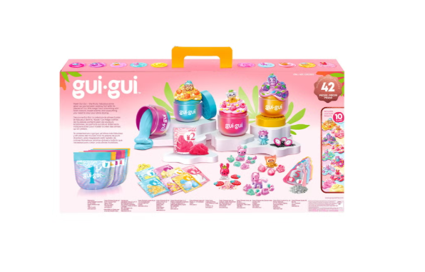 Gui Gui Tropical Slime Kit 42-Piece, 10 Scented Slimes, Charms, Mix-Ins & Storage Containers