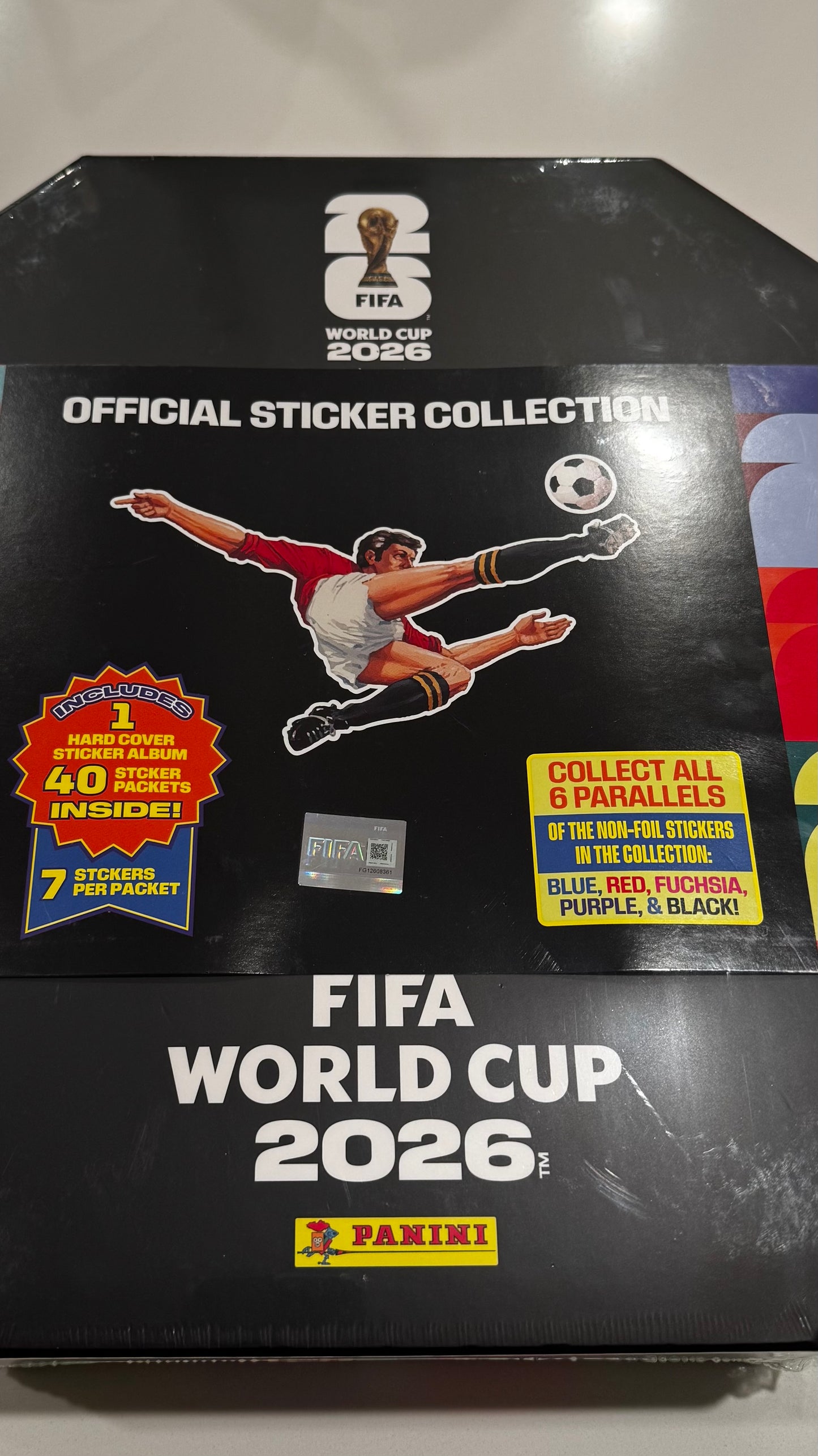 Panini FIFA World Cup 2026 Official Sticker Collection Box Set (Hardcover Album + 40 Packets)