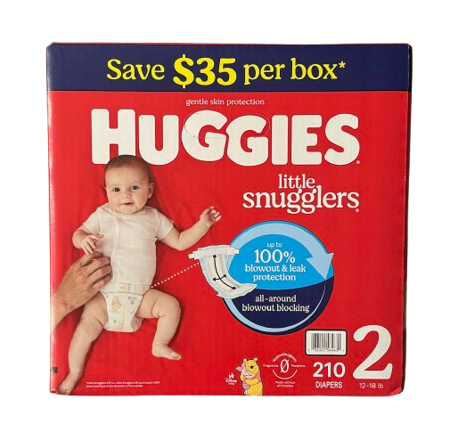 Huggies Diapers - Little Snugglers & Little Movers (Multiple Sizes)