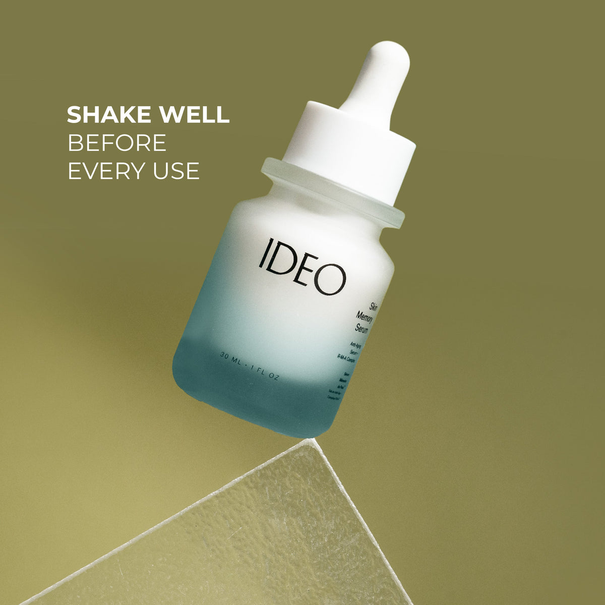 IDEO Skin Memory Serum 30 mL (1 fl oz), Retinol-Free Anti-Aging Face Serum, Firms, Smooths & Evens Skin Tone