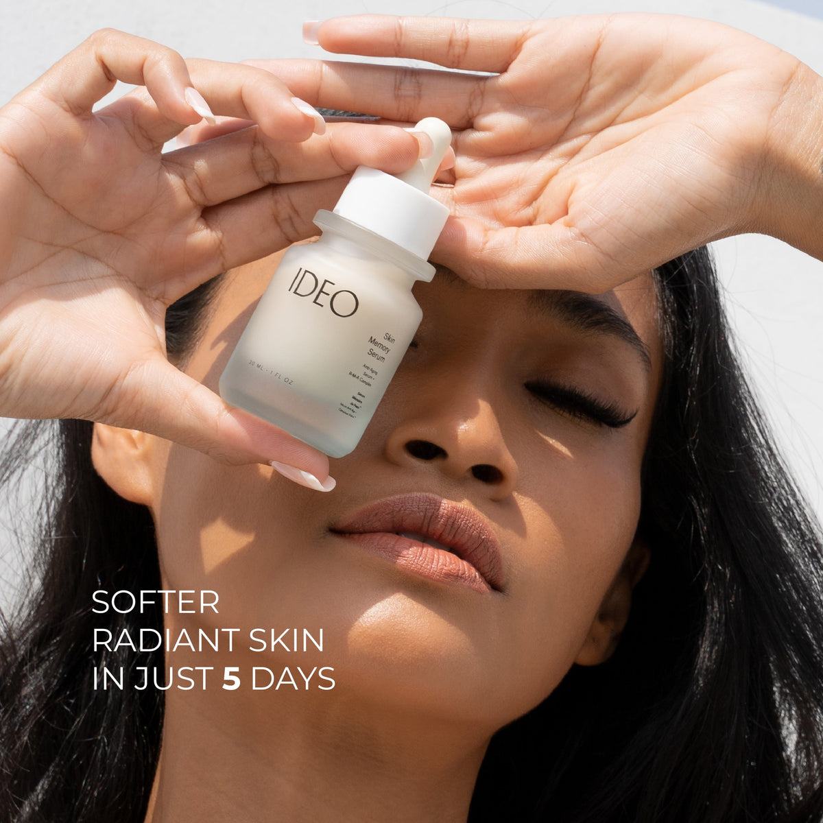 IDEO Skin Memory Serum 30 mL (1 fl oz), Retinol-Free Anti-Aging Face Serum, Firms, Smooths & Evens Skin Tone