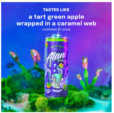 Alani Nu Energy Drink, Witch's Brew, 8 Pack (8 x 12 fl oz) Zero Sugar - view 4