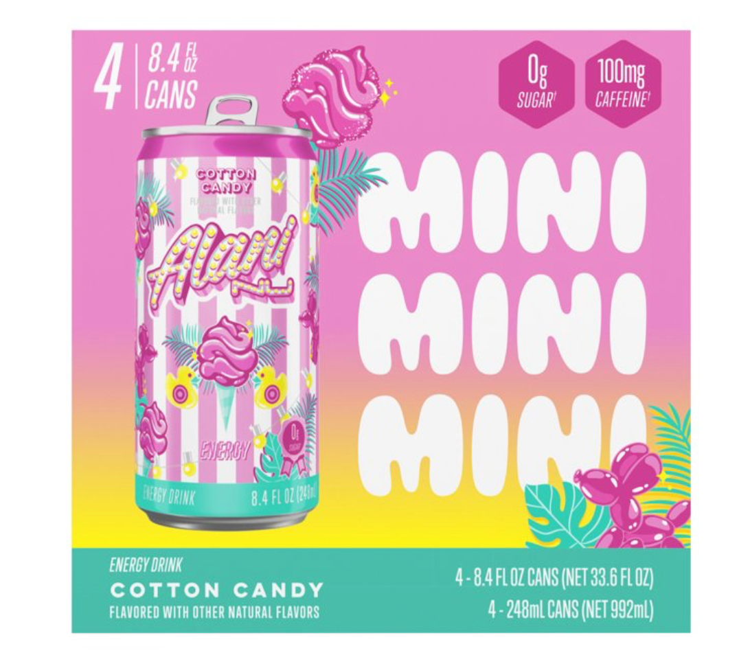 Alani Nu Mini Cotton Candy energy drink 12 pack, 3 boxes - view 3
