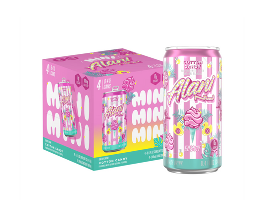 Alani Nu Mini Cotton Candy energy drink 4 pack