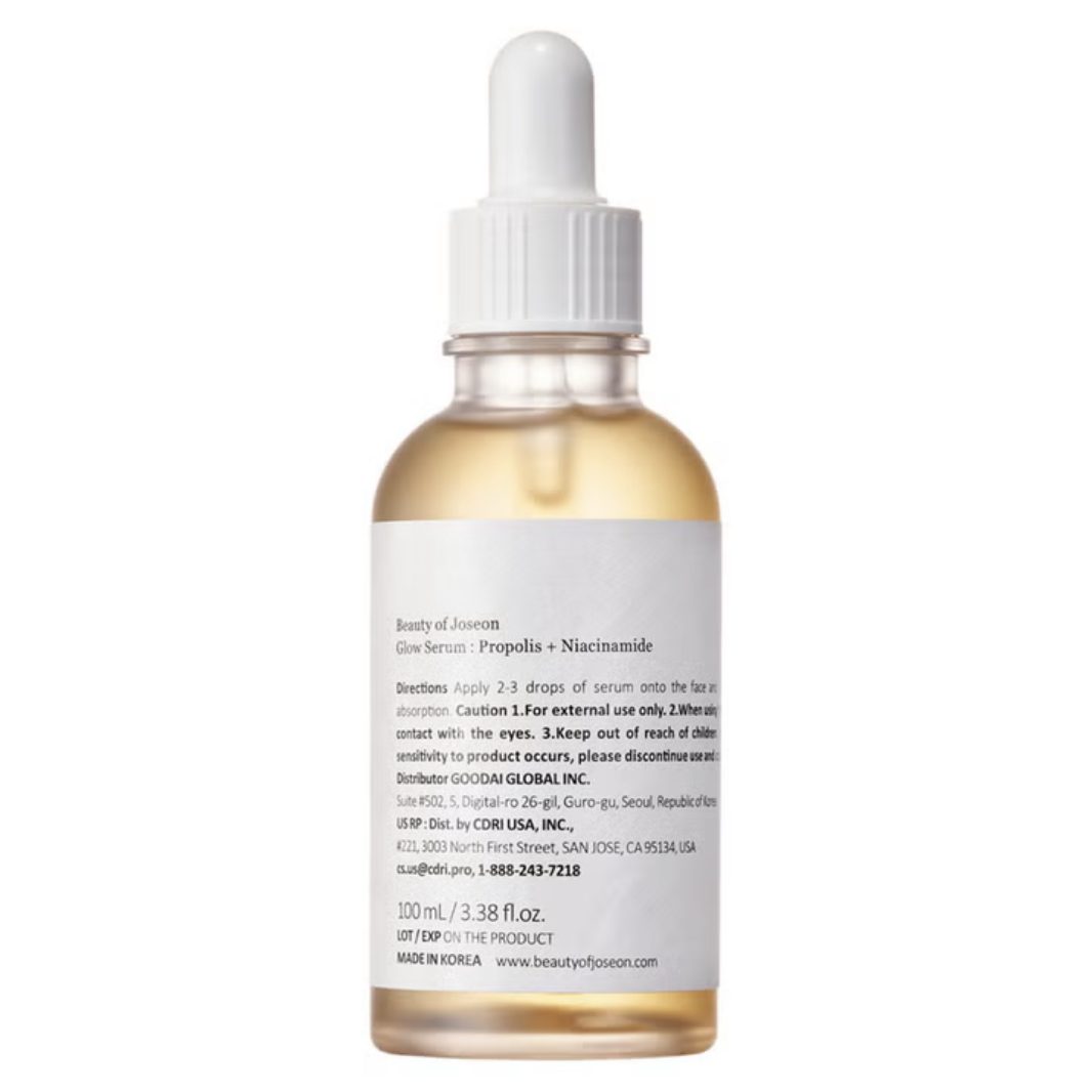 Beauty of Joseon Glow Serum back label directions