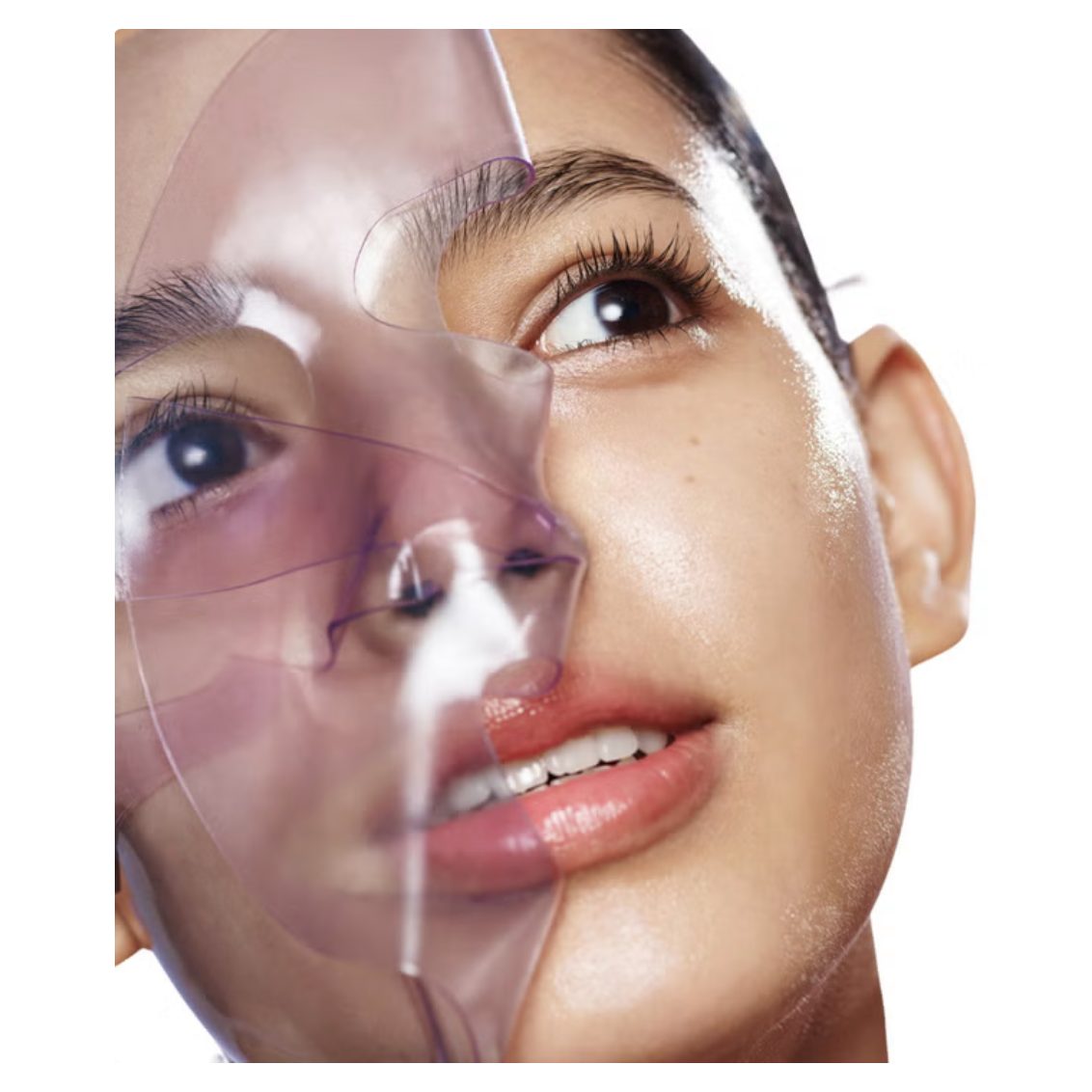 Biodance Caviar PDRN mask turns transparent when absorbed