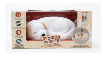 Brilliant Innovations Snoring Buddies Sound Machine & Night Light Bluetooth Speaker, 16 LED Colors,  - view 3