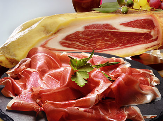 Costa Brava Serrano Reserva Bone-In Spanish Ham 14.3 lb 12 Month Aged with Stand & Knife - view 5