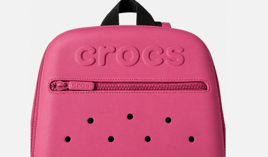 Crocs Backpack Unisex Molded Front, Zipper Pockets & Mesh Bottle Holders - view 2