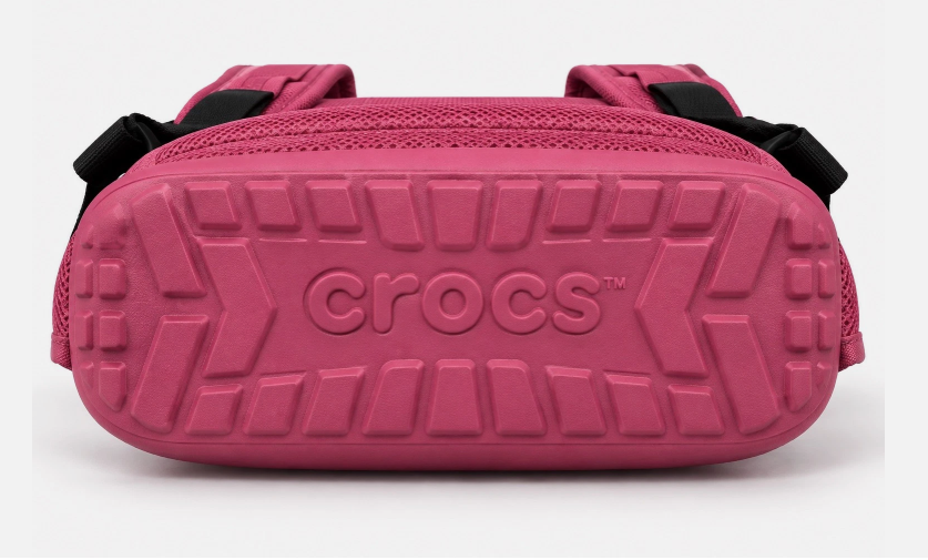 Crocs Backpack Unisex Molded Front, Zipper Pockets & Mesh Bottle Holders - view 3