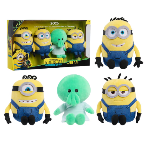 Disney Illumination Minions & Monsters Plush Collector Set 4-Pack 2026 Collector Series - view 4