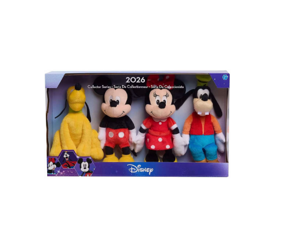 Disney Mickey Mouse & Friends Plush Collector Set 4-Pack, 2026 Collector Series