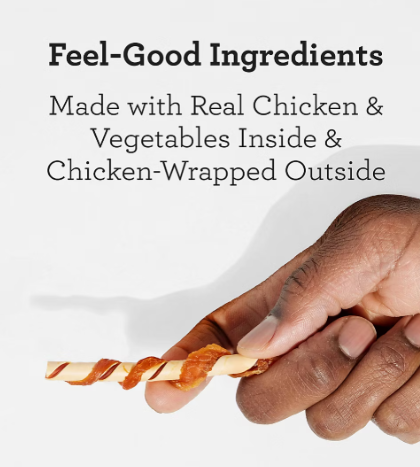 DreamBone Twists wrapped with real chicken dog chews 50 count - view 4