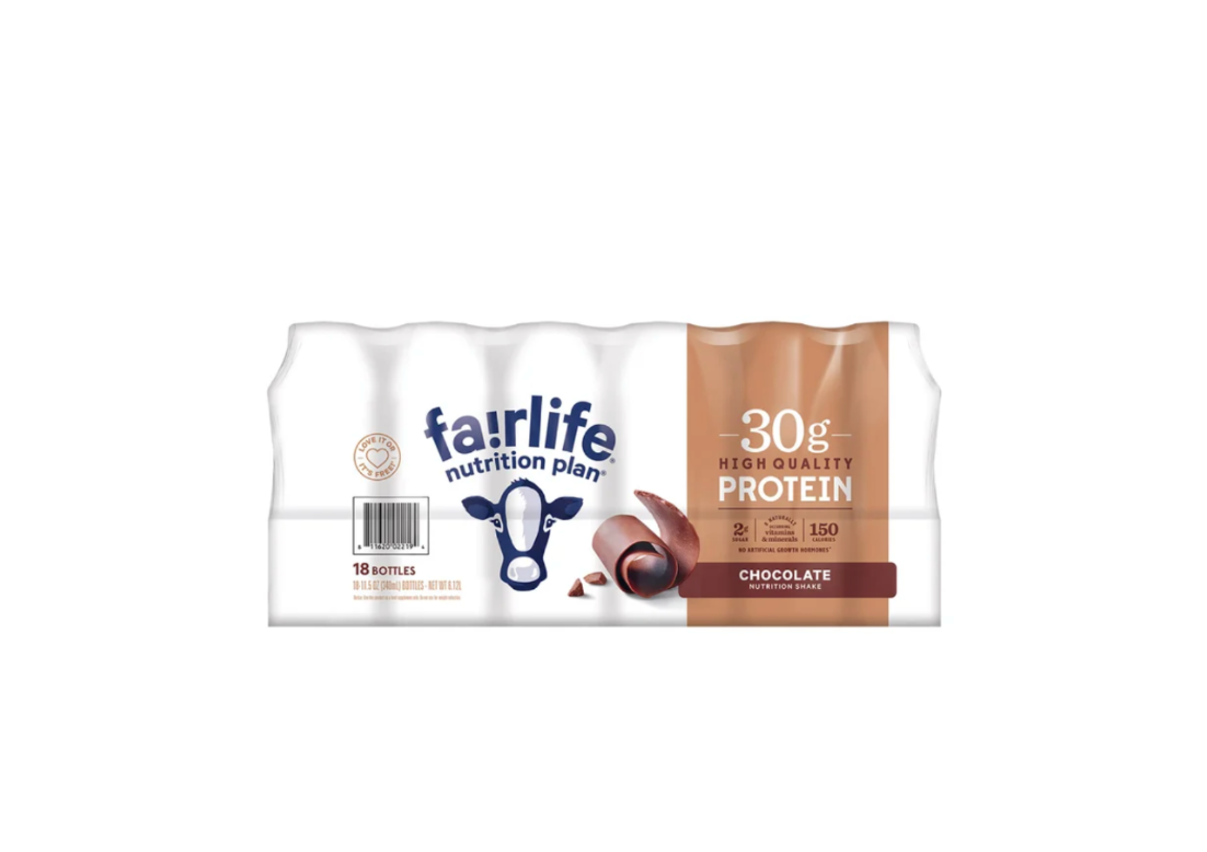 Fairlife Nutrition Plan 30g Protein Shake, Chocolate, 11.5 fl oz Bottles, 18 Pack