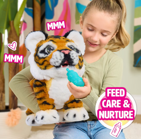 furReal Gabby the Grow and Roar Tiger interactive plush toy - view 4