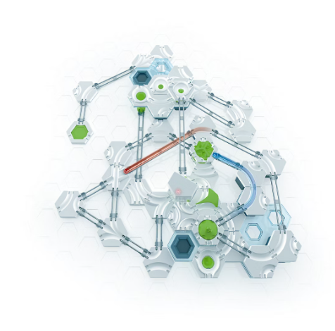 GraviTrax Action Set Fusion interactive marble run building set - view 2
