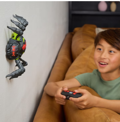 HEX BOTS Wall Crawling Spider RC Robot Toy Remote Control, LED Eyes, Wall Climbing, Ages 4+ - view 4