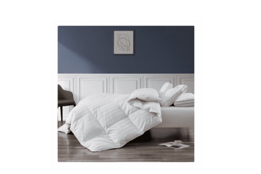 Hotel Grand White Down Comforter 650 Fill Power, 500 Thread Count, 100% Cotton - view 2