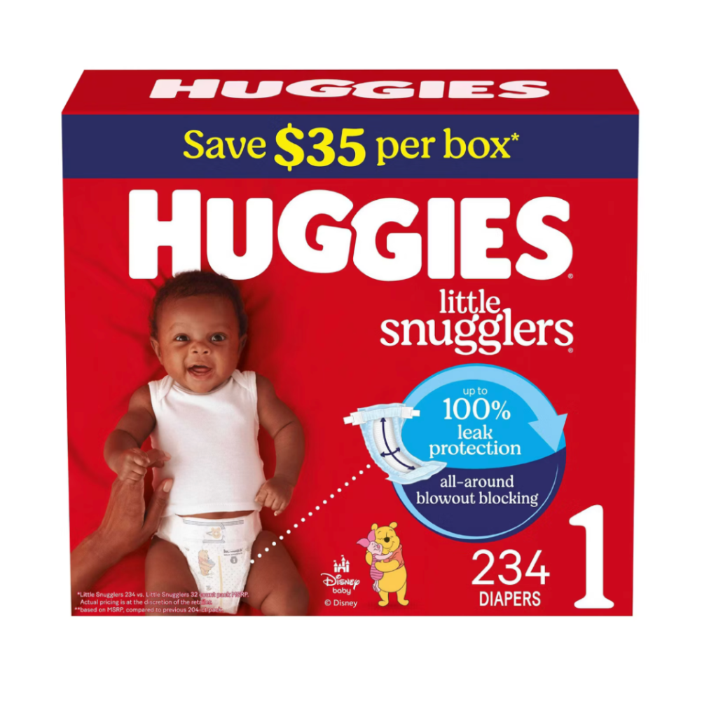 Huggies Little Snugglers & Little Movers Baby Diapers, Sizes 1-8