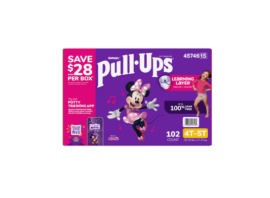 Huggies Pull-Ups Girls Potty Training Pants, Disney Minnie Mouse, Sizes 3T–6T - view 2