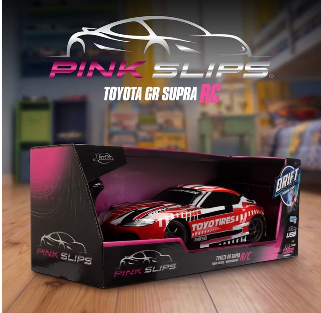 Jada Pink Slips Toyota GR Supra R/C retail box