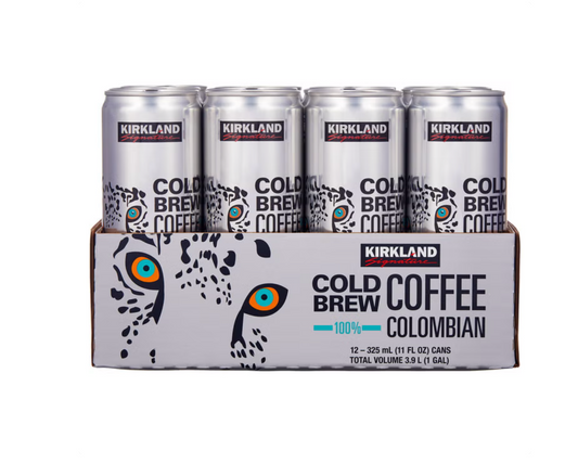 Kirkland Signature Colombian Cold Brew Coffee 12-Pack 11 oz Unsweetened Arabica - view 2