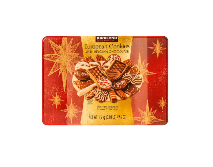 Kirkland Signature European Cookies with Belgian Chocolate 49.4 oz Gourmet Assortment