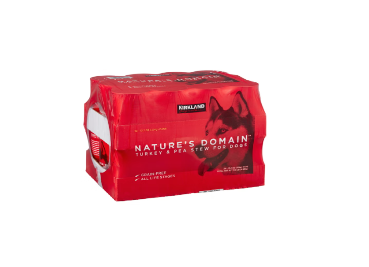 Kirkland Signature Nature's Domain Turkey & Pea Stew Wet Dog Food 24 Pack, 13.2 oz Grain-Free Cans - view 2