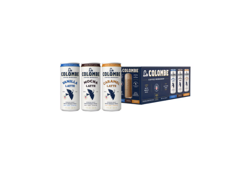 La Colombe Draft Latte Variety Pack 12-Pack 9 oz Vanilla, Mocha & Caramel Coffee
