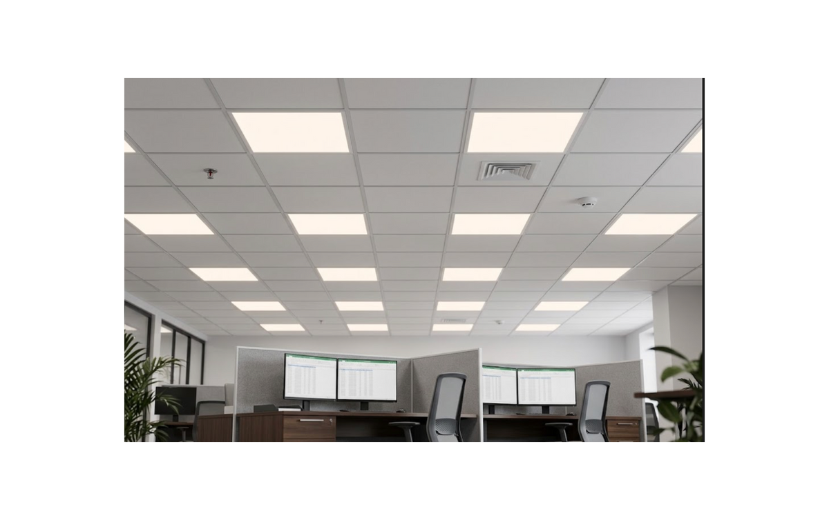 Lithonia Lighting CPX 2x2 LED Flat Panel Light 3000K/4000K/5000K Selectable CCT, Adjustable Lumens,  - view 2