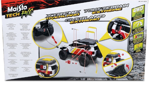 Maisto Tech R/C 2024 Toyota Land Cruiser Xtreme Overland 4WD Remote Control Off-Road Truck, Ages 8+ - view 4