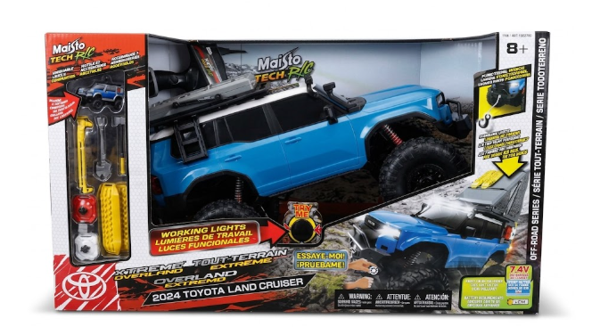 Maisto Tech R/C 2024 Toyota Land Cruiser Xtreme Overland 4WD Remote Control Off-Road Truck, Ages 8+ - view 9