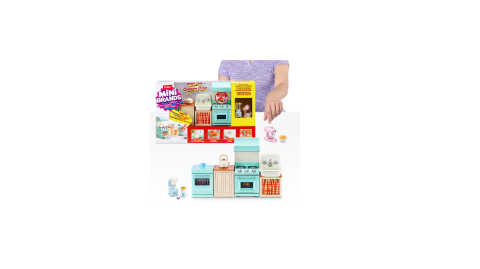 Mini Brands Magic Cook Kitchen Bundle Interactive Playset with Working Mixer, Blender, Sink & Oven - view 2