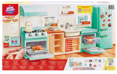 Mini Brands Magic Cook Kitchen Bundle Interactive Playset with Working Mixer, Blender, Sink & Oven - view 3